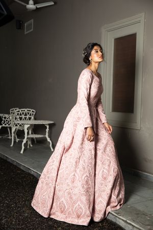Raw Silk Bridesmaids Gowns with Prices Latest Designer Collection